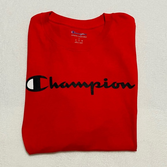 NEW Red Long Sleeve T-Shirt by CHAMPION - Picture 5 of 7